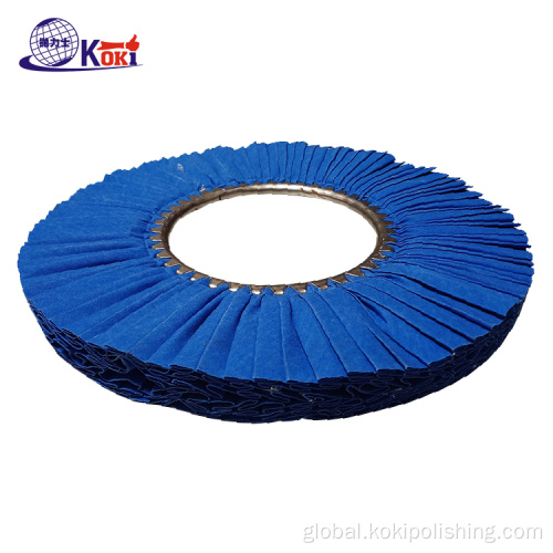 Cotton Cloth Wheel Wholesale Buffing blue airflow Cloth Wheel Buffing Manufactory